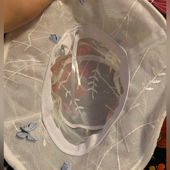 Sheer Butterfly Bucket Hat - Picture 3 of 4